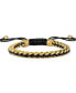 Men's Icon Cord Bracelet in Gold-Plated Stainless Steel