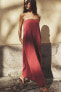 Фото #1 товара Платье heavy cotton с эффектом потертости ZARA