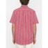 VOLCOM Newbar Stripe short sleeve shirt Washed Ruby, S - фото #3