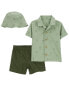 Baby 3-Piece Little Short & Hat Set 24M