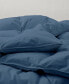 Фото #4 товара Cotton Fabric Baffled Box All Season Colored Goose Feather and Down Comforter, Twin