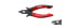 Фото #2 товара Клещи бокорезы Wiha Electronic - диагональные - стальные - Черно-красные - 13,8 см - 14 см (5,5") - 80 г
