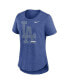 Фото #3 товара Women's Heather Royal Los Angeles Dodgers Touch Tri-Blend T-shirt