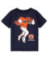 ფოტო #1 პროდუქტის Toddler Boys and Girls Navy Auburn Tigers Stiff Arm T-shirt