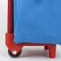 School Rucksack with Wheels Sonic Blue 25 x 31 x 10 cm