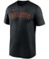 Фото #3 товара Men's Black San Francisco Giants Wordmark Legend T-shirt