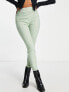 Фото #4 товара ASOS DESIGN Hourglass high waist trousers in skinny fit in khaki