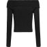 TOMMY JEANS Off Shoulder Rib Ext sweater