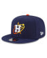 Фото #4 товара Men's Navy Houston Astros City Connect 9FIFTY Snapback Adjustable Hat