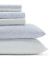 Фото #1 товара Belle Cotton Percale 6 Piece Bonus Sheet Set, King