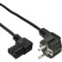 Фото #1 товара InLine 35pcs. Bulk-Pack Power Cable Type F angled C13 right angled black 1.8m