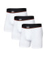 ფოტო #1 პროდუქტის Men's Non-Stop Stretch Cotton Slim Fit Boxer Briefs – 3PK