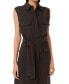 Women's Sleeveless Utility Shirtdress