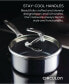 Фото #7 товара SteelShield C-Series Tri-Ply Clad Nonstick Saucepan with Lid, 2-Quart, Silver