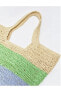 Фото #5 товара Сумка LCW ACCESSORIES Color Block Straw Shoulder Bag