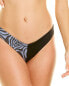 Фото #1 товара Onia Colorblocked Chiara Bikini Bottom Women's Black Xs