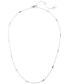 Фото #1 товара Sterling Silver Bar Station Collar Necklace, 15" + 3" extender