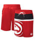 ფოტო #1 პროდუქტის Men's Red Atlanta Hawks Sea Wind Swim Trunks