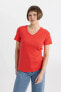 Фото #8 товара Футболка Defacto Slim Fit Neck Shortsleeve