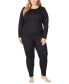 Фото #4 товара Plus Size Climatesmart® Leggings