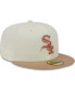 Фото #4 товара Men's Cream Chicago White Sox Chrome Camel Rust Undervisor 59FIFTY Fitted Hat