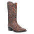 Dan Post Boots Scott Smooth Ostrich Round Toe Cowboy Mens Brown Casual Boots DP