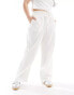 ONLY Curve pull on trouser in white