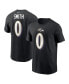 Фото #1 товара Men's Roquan Smith Black Baltimore Ravens Player Name and Number T-shirt