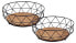 Фото #1 товара Посуда столовая Casamia Набор корзинок Brotkorb Set Neo 2 штуки круглые ø28 H10 см