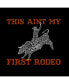 Фото #2 товара Men's Premium Word Art This Aint My First Rodeo T-shirt