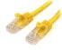 Фото #1 товара StarTech.com Cat5e Patch Cable with Snagless RJ45 Connectors - 3m - Yellow - 3 m - Cat5e - U/UTP (UTP) - RJ-45 - RJ-45