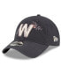 Фото #2 товара Men's Graphite Washington Nationals City Connect 9TWENTY Adjustable Hat