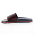 Фото #5 товара Robert Graham Adrift RG5630F Mens Brown Leather Slip On Slides Sandals Shoes 12