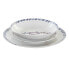 Фото #3 товара Набор посуды DKD Home Decor Морской Синий Белый Тёмно Бордовый Фарфор (18 Предметы)