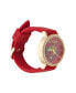 Фото #2 товара Часы и аксессуары Ed Hardy женские кварцевые матовые красные часы с силиконовым ремешком аналоговые 38 мм
