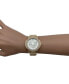 Фото #4 товара Часы и аксессуары Olivia Pratt Золотые часы на металлическом браслете с круглым циферблатом и хромированной отделкой для женщин