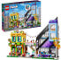 LEGO 41732 Friends City Centre, Creative Modular Building Toy, Decorate & Display in Dollhouse with 9 Figures, Home and Shops, 2023 Characters