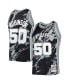 Men's David Robinson Black San Antonio Spurs 1998-99 Hardwood Classics Marble Swingman Jersey