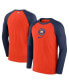 Фото #2 товара Men's Orange Houston Astros Authentic Collection Game Raglan Performance Long Sleeve T-shirt