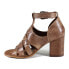 Фото #5 товара Diba True Piro Ette Block Heels Womens Brown Dress Sandals 76311-234
