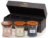 Set of small scented candles Bougie Florale 3 x 85 g