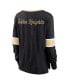 Фото #2 товара Women's Black Vegas Golden Knights Effervescent Exclusive Lace-Up Long Sleeve T-shirt