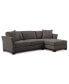 Фото #6 товара Elliot II 107" 2-Pc. Fabric Chaise Sectional Apartment Sofa, Created for Macy's