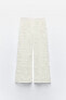 CROCHET WIDE-LEG TROUSERS