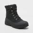 Фото #1 товара Men's Blaise Lace-Up Winter Boots - All in Motion Black 9