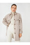Фото #2 товара Куртка oversize с отложным воротником и карманами Koton