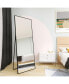 Фото #1 товара Wall-Mounted Alloy Frame Full Length Mirror