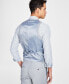Фото #2 товара Men's Slim-Fit Sharkskin Suit Vest, Created for Macy's