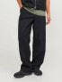 Jack & Jones wide fit carpenter trouser in black