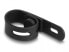 Delock 19005 - Releasable cable tie - Silicone - Black - White - 118 mm - 12 mm - 10 pc(s)